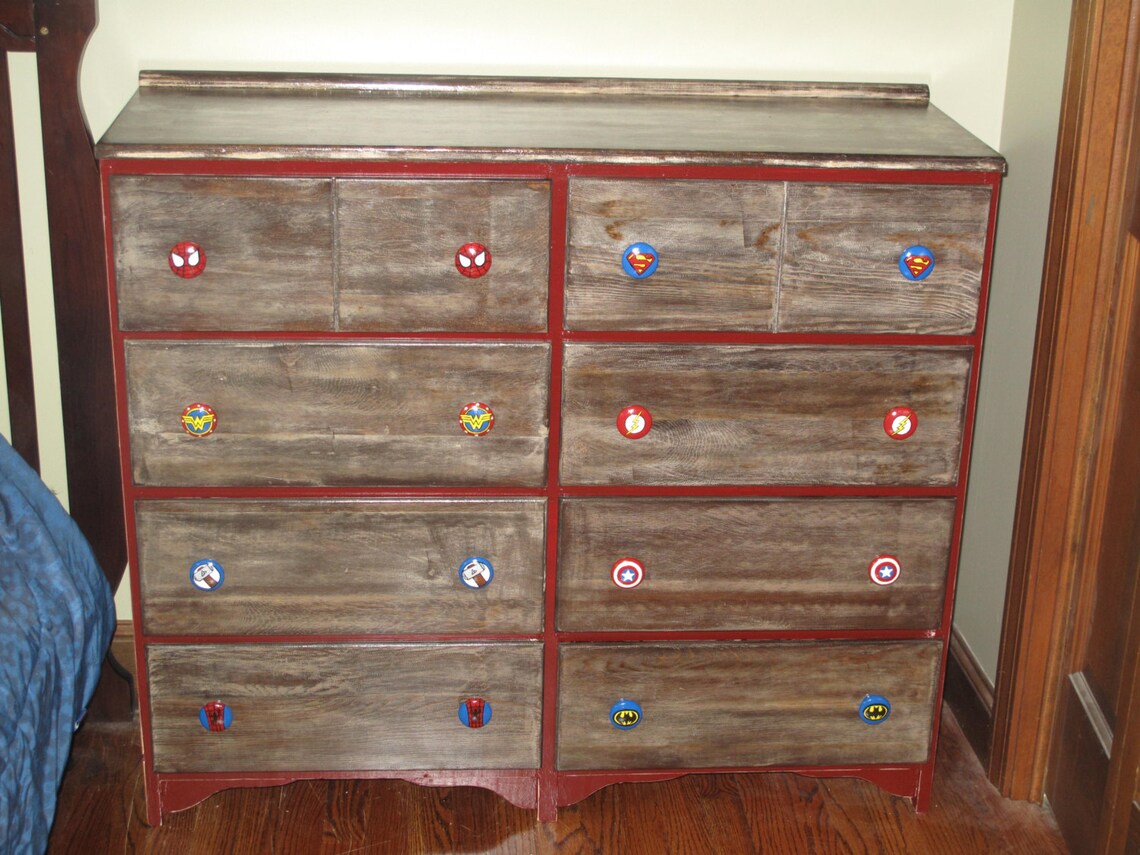 Spiderman Dresser Knob Etsy