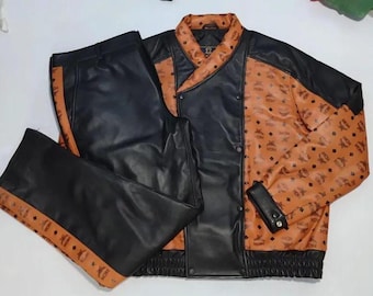 Luxury MCM Tracksuits Designer MCM Leather Suits