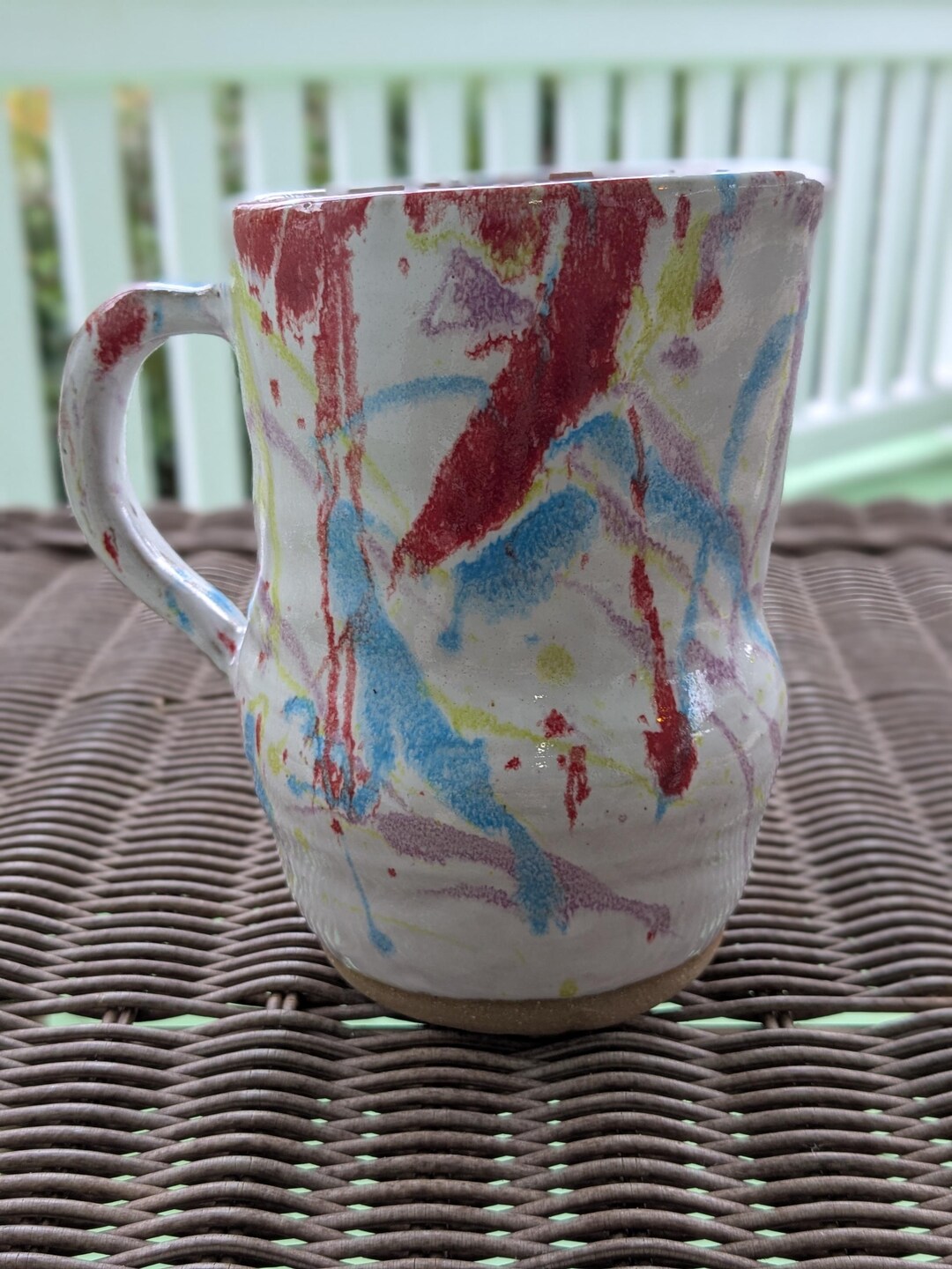 Paint Pitcher Small Splatter Paint Pitcher - Wheel Thrown, Food Safe Glaze - Etsy