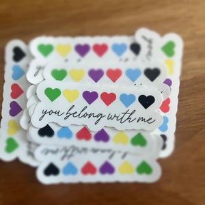 You Belong With Me sticker | pop culture