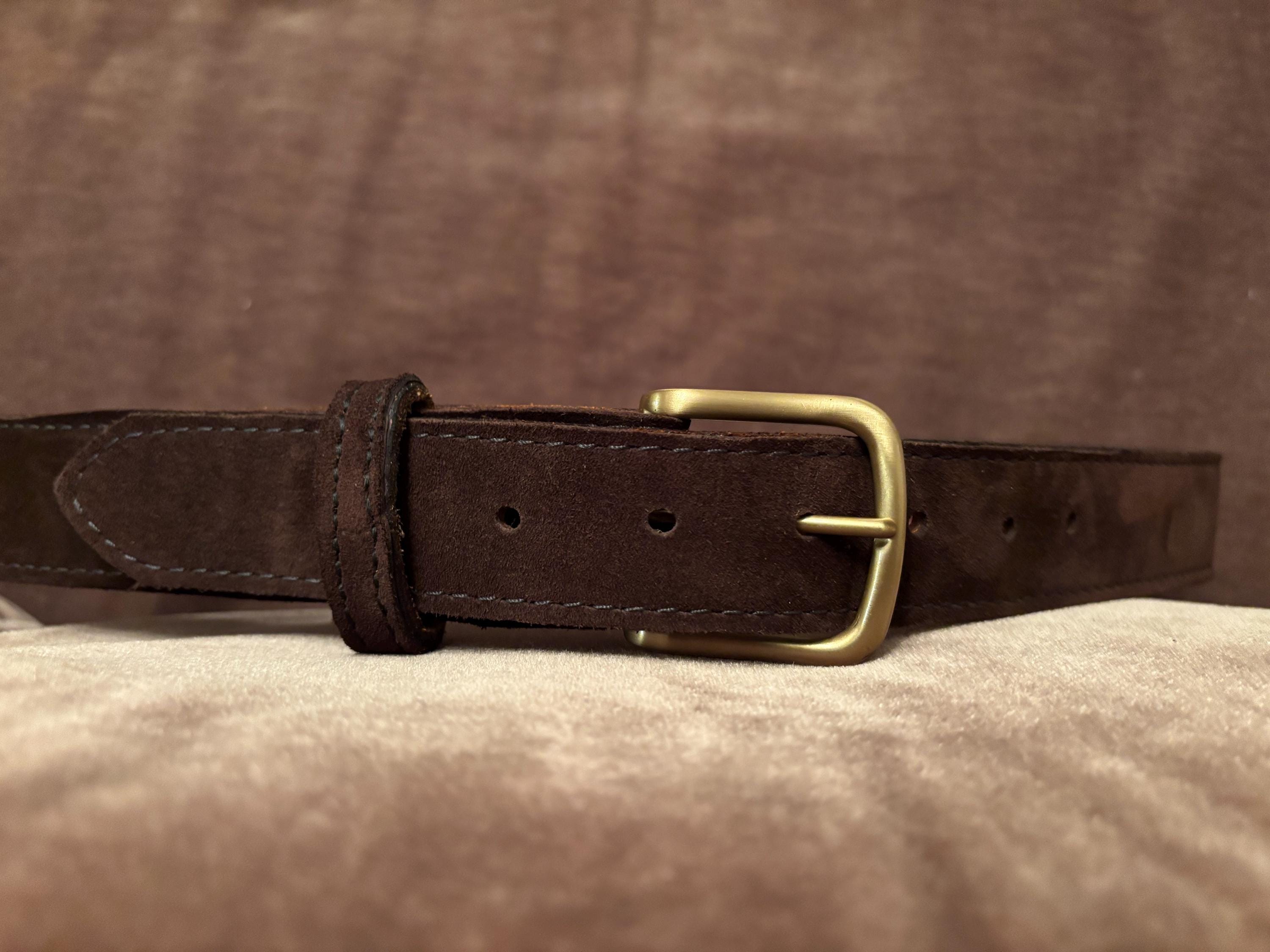 Brown CF Stead Suede Belt - Etsy display picture 2