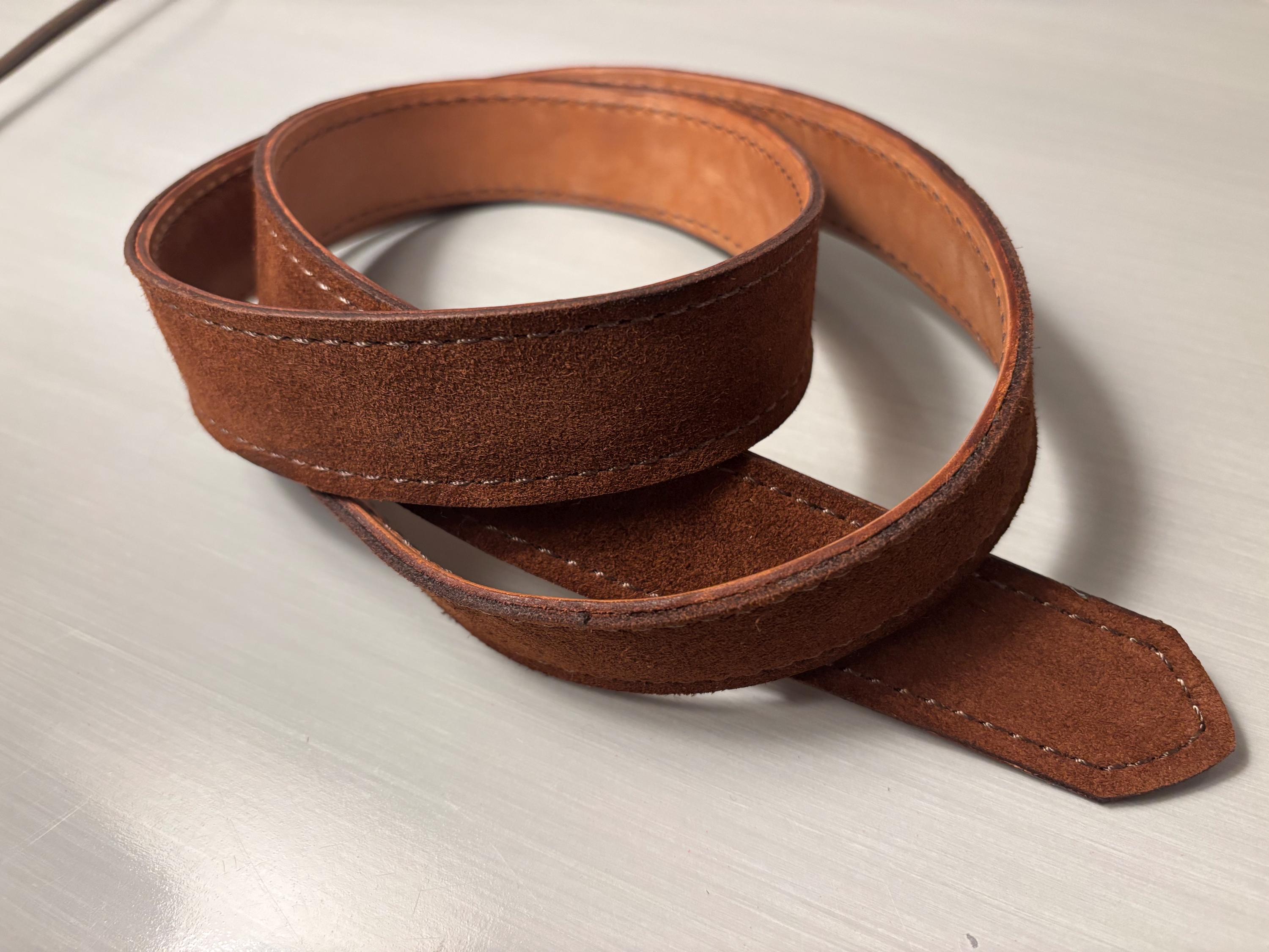 Vintage Suede Belt - Etsy