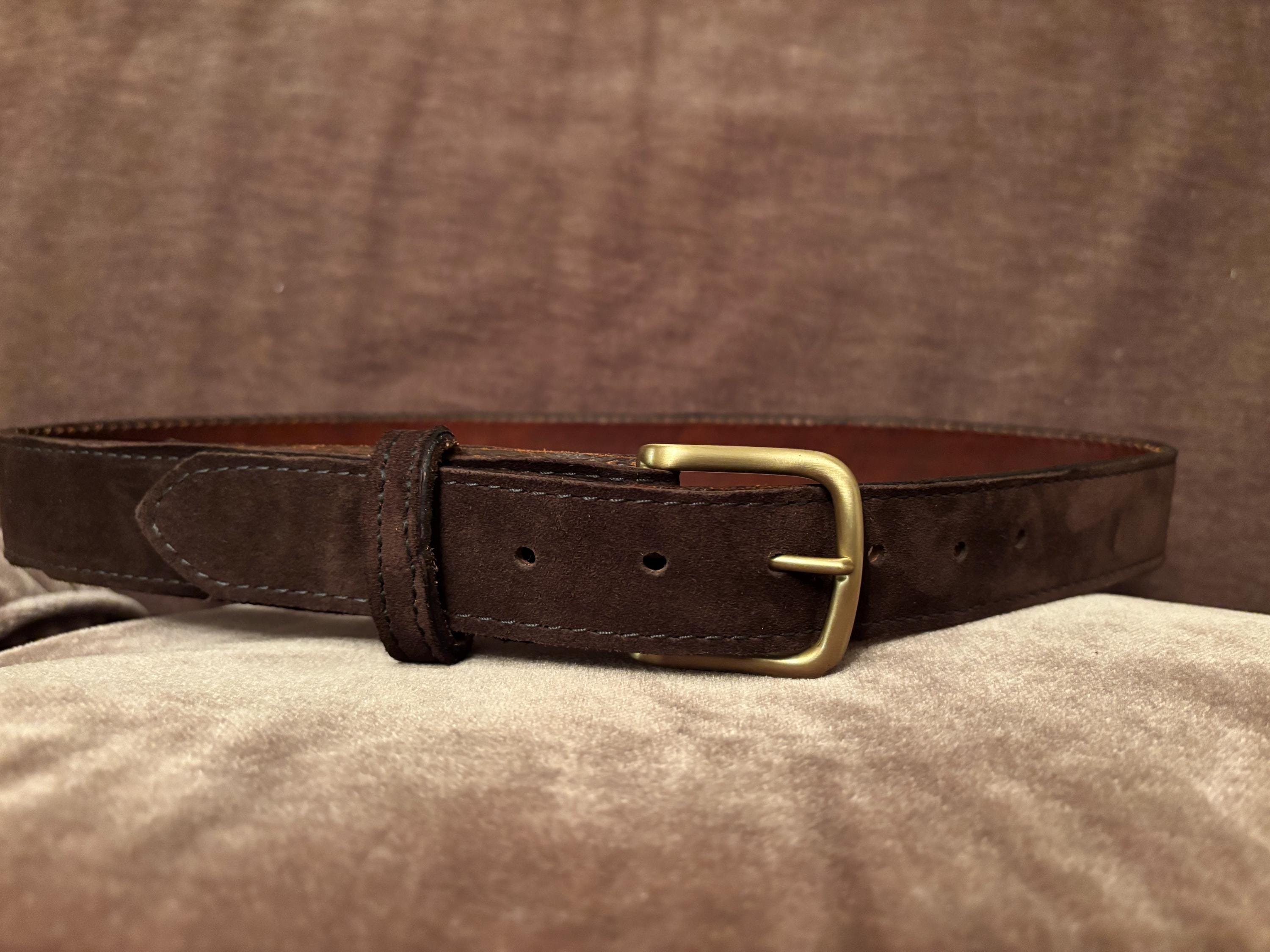 Vintage Green Suede Belt - Etsy display picture 1