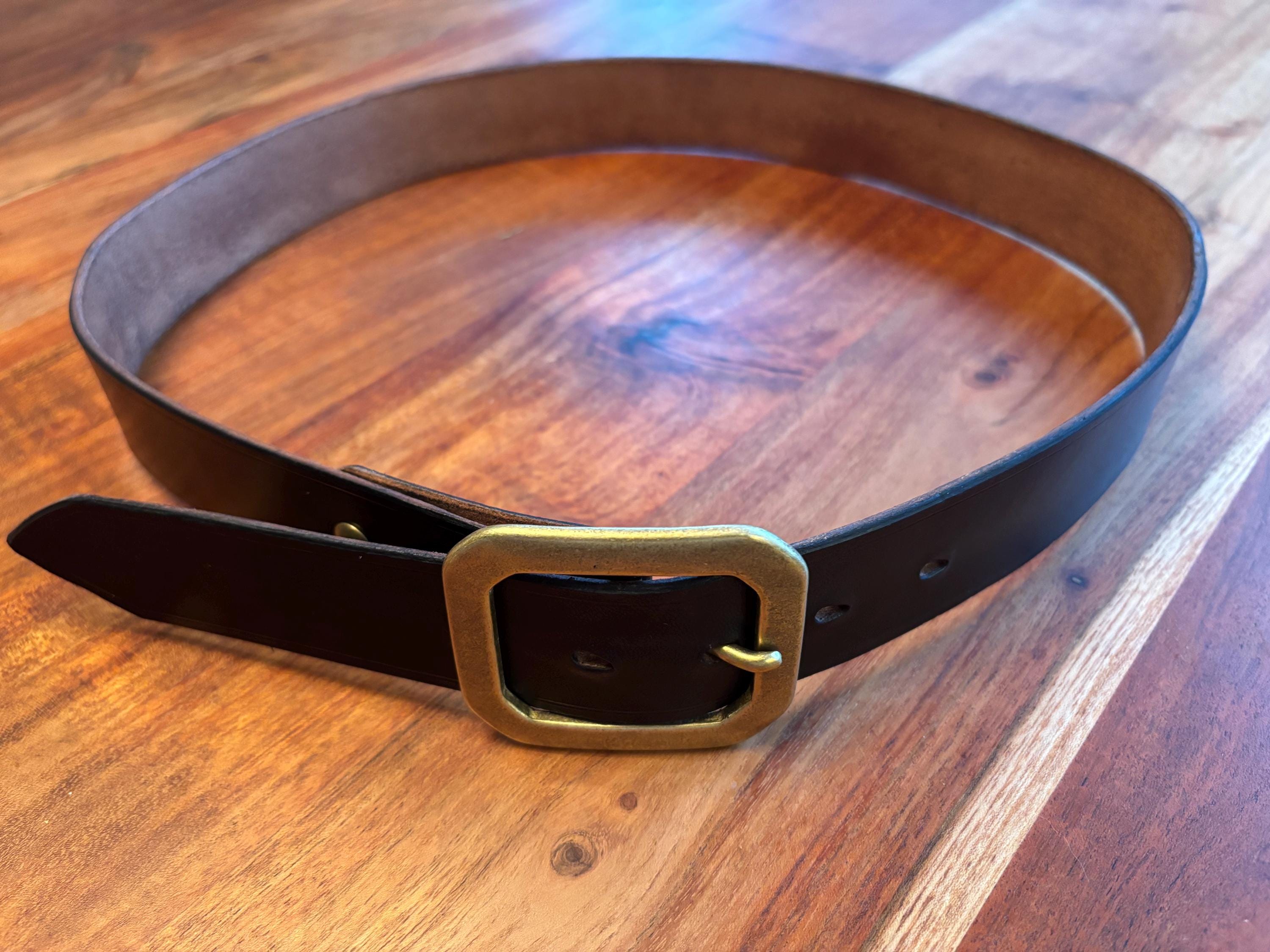 JUNKYCLASSICS｜35mm｜HORSE HIDE BELT｜茶芯 JUNKYCLASSICS｜35mm