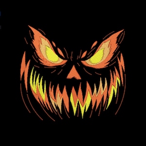 Pumpkin Embroidery Design | Halloween Cute Pumpkin Ghost Digital File | Spooky Hat Embroidery Pattern | Machine Embroidery 4 Sizes
