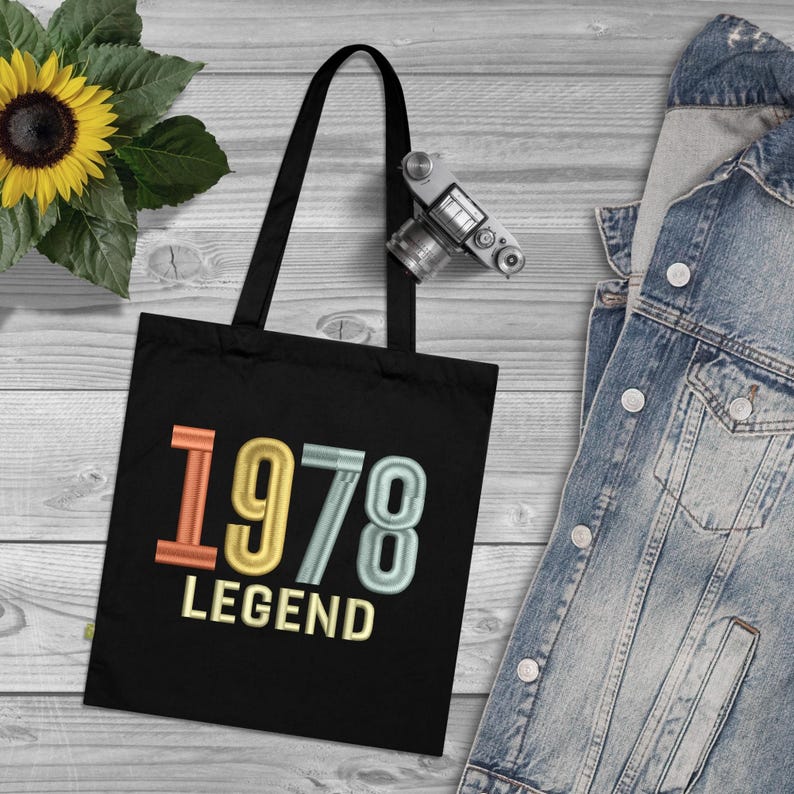 1978 Legend 48th Birthday Machine Embroidery Design, Retro Anniversary ...