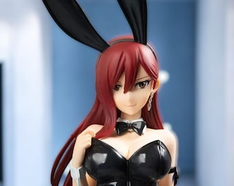 45cm Freeing Fairy Tail Erza Scarlet Bunny Girl Action Figure