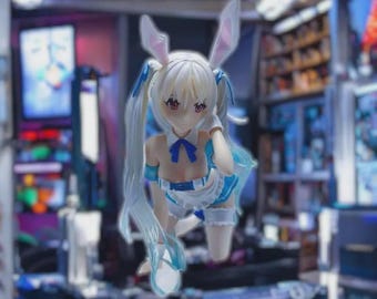 Chris Water Blue Bunny Girl Figure – 1/4 Scale Anime Model