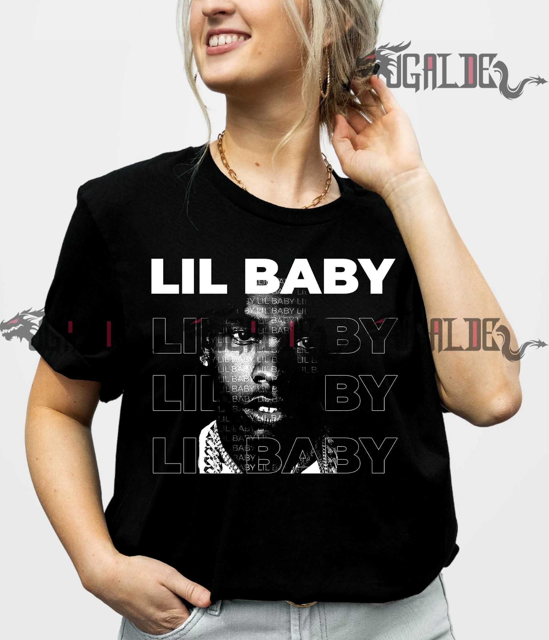 Discover Lil Baby Vintage 90s Rapper T Shirt, Bootleg Rap Tee