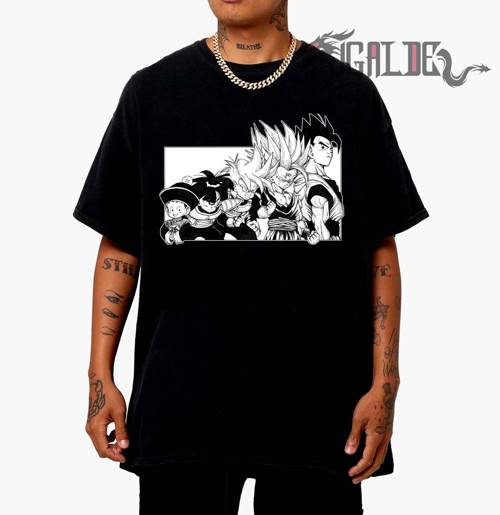Discover Super Saiyan Goku Gohan Vegeta Trunks T Shirt