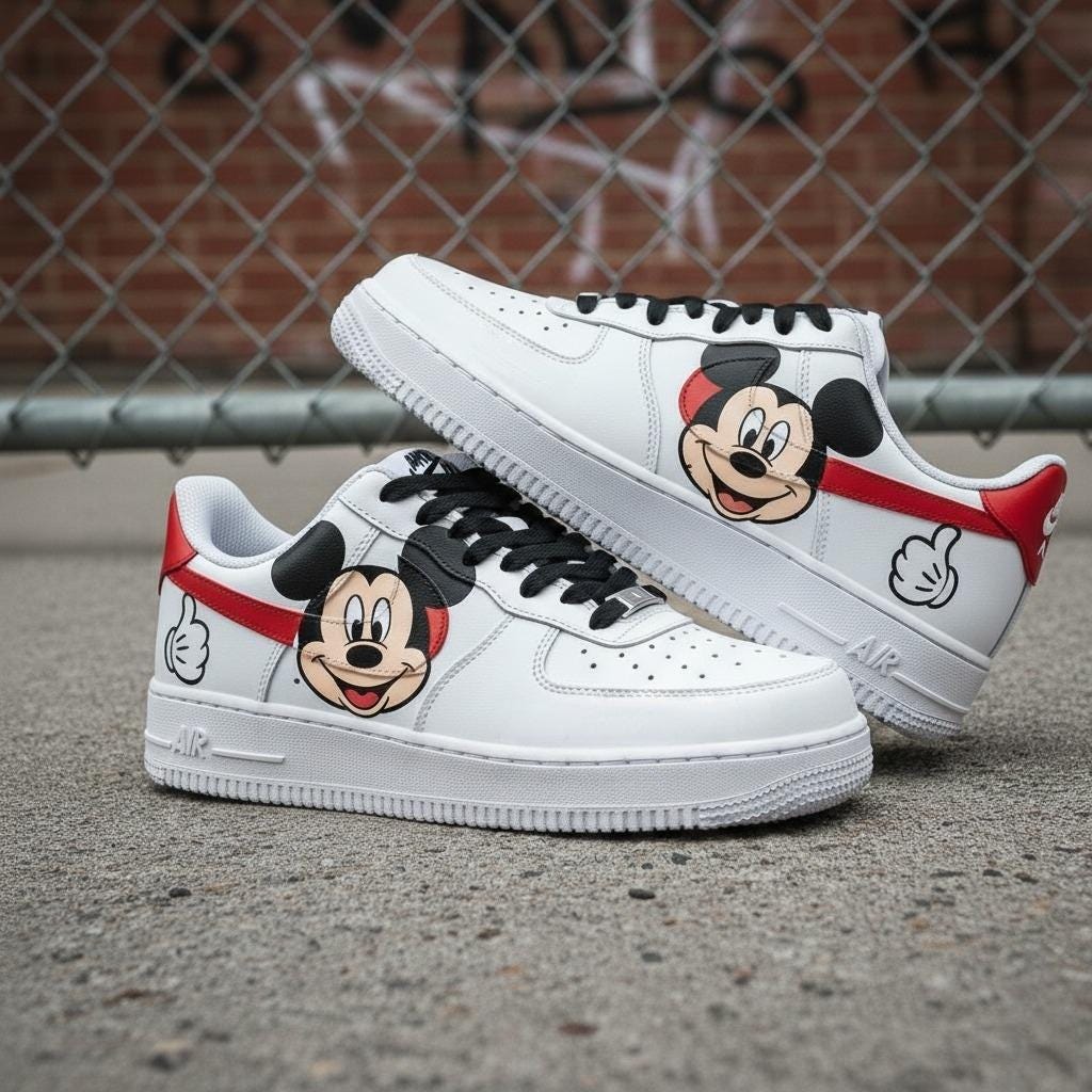 nike air force one mickey mouse