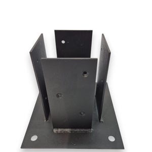 Robuste 6x6 Metallpfosten Basis | Stahl Pergola Halterung