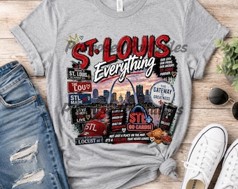 Camiseta gráfica "St. Louis Everything PNG" / Gateway City Pride (descarga digital)