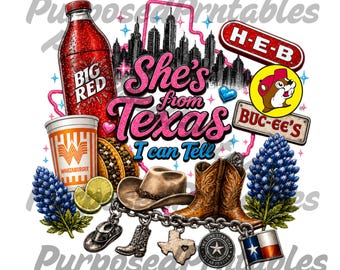 Lei viene dal Texas, lo capisco PNG Big Red Pink