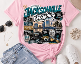 Jacksonville Everything PNG / Duval Bold City Graphic Tee (Descarga digital)
