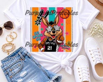 ¡Vamos Spurs! ¡Vamos PNG Coyote Fiesta Brillo Brillante!