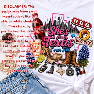 She's From Texas I Can Tell PNG File Cola Pink