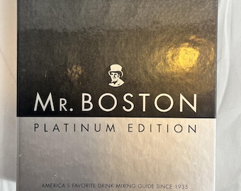 Przewodnik po mieszaniu drinków Mr Boston Platinum Edition Spiral 2006 Przepisy barowe Miksologia