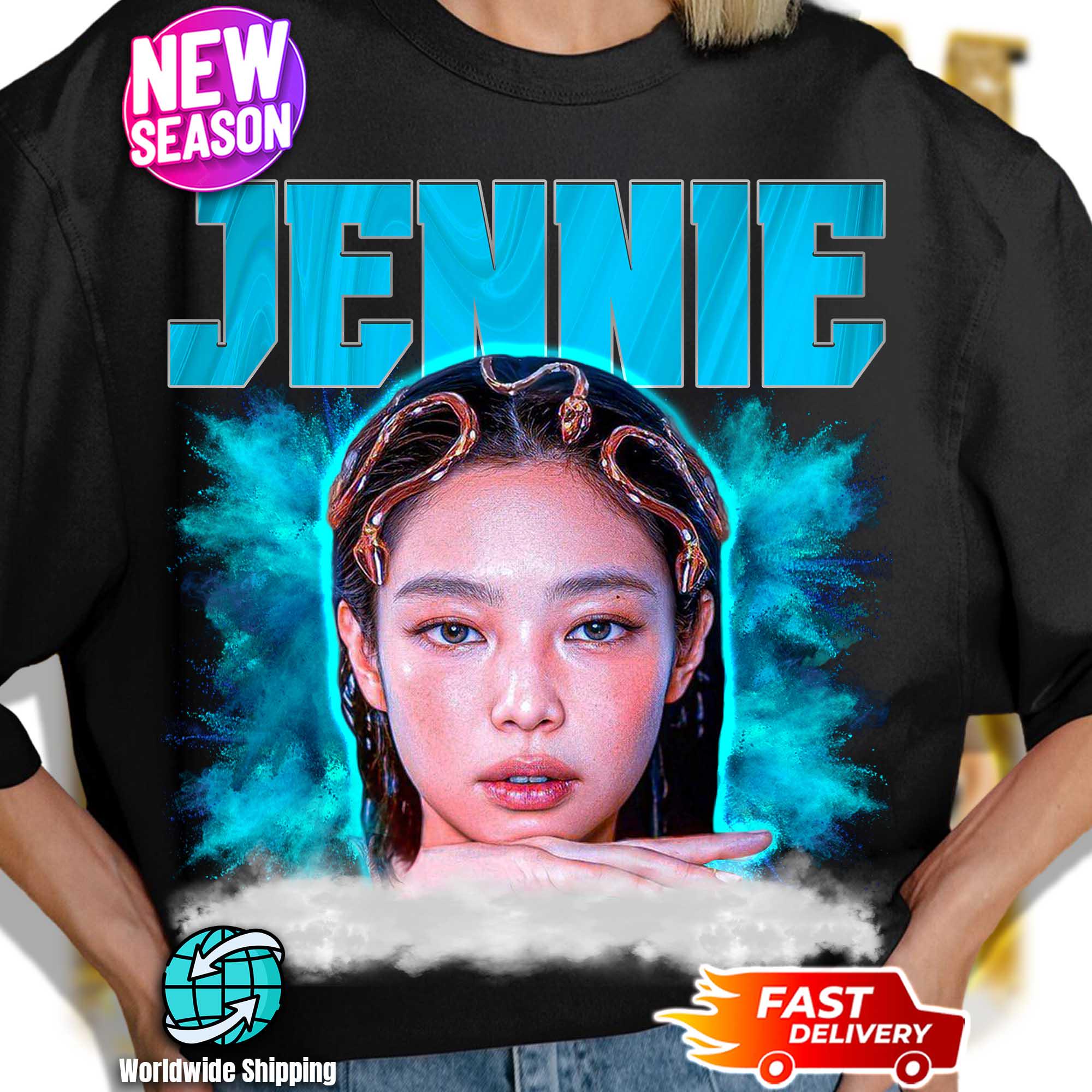 BLACKPINK ジェニ Ruby Like Jennie Tシャツ XL BLACKPINK JENNIE