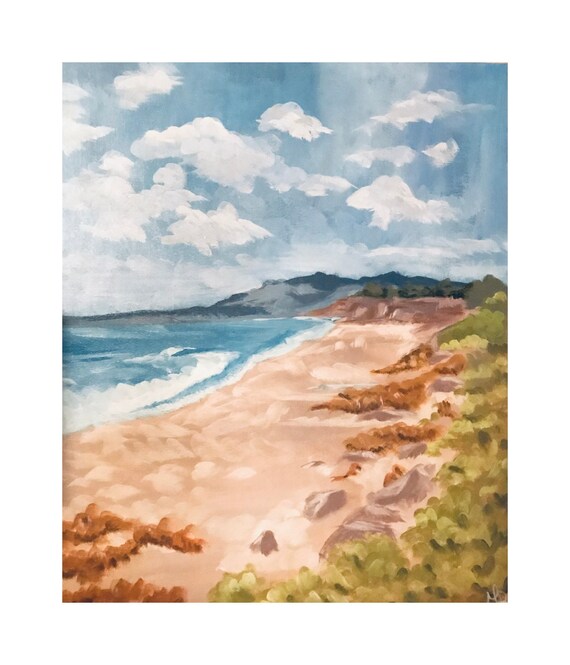 Moonstone Beach Cambria California Modern Wall Art, Seascape, landscape, nature glicee art PRINT  8x10