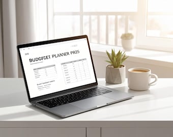 Budget Planner PRO 2025 - Excel Budget Planner - Income + Expense Tracker - Digital Financial Plan Template - Savings Goals & Annual Overview