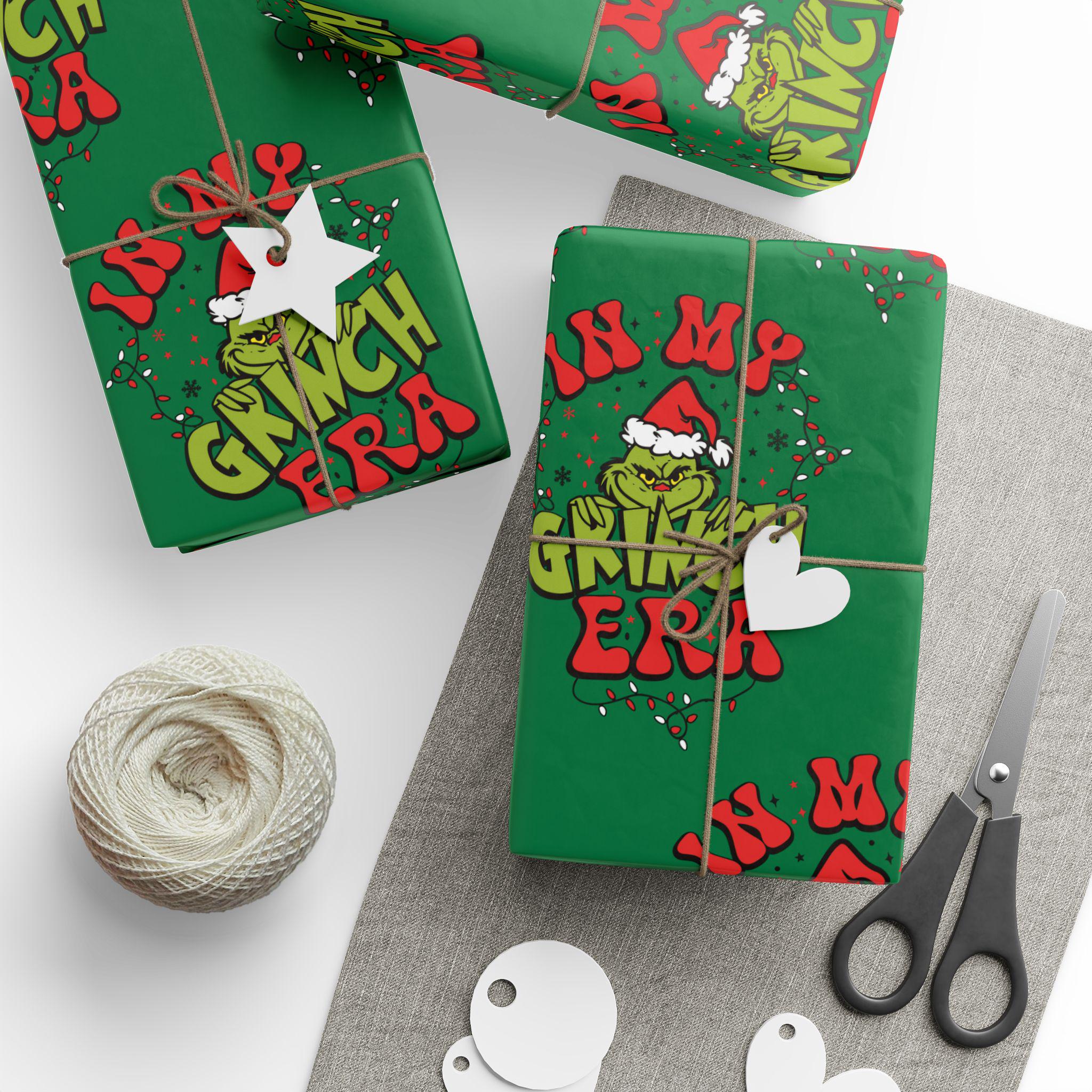 Discover In My funny character Era Wrapping Paper, Funny Christmas Gift Wrap