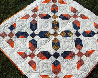 Lap Quilt. Table Decor. Throw. Geometric. Batik. Anniversary. Signature. Southwestern. Birthday. Retirement.  Engagement. READY to SHIP