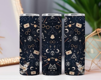 Inspired magical world 20oz Tumbler Wrap PNG, Sublimation Cup Design Tumbler Digital Download