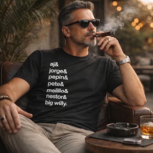 T-shirt à l'appel nominal des maîtres mélangeurs de cigares nicaraguayens - Chemise héritage tabac