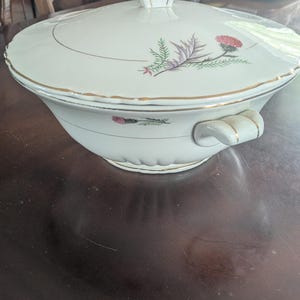 Earthenware Soup Tureen Moulin des Loups France Orchies Pavie