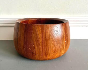 Vintage Dansk teak salad bowl, Dansk International Designs, Thailand JHQ