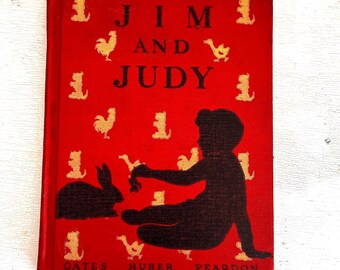 Jim and Judy, vintage children’s book, 1939