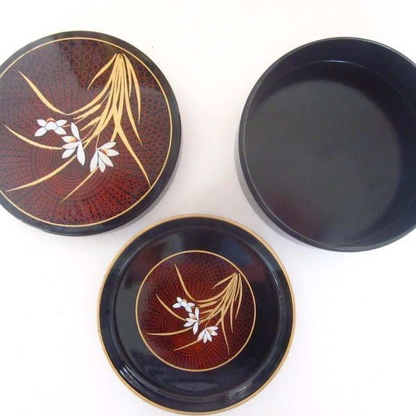 Vintage Asahi coasters, made in Japan, set of five coasters