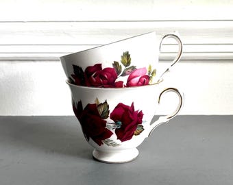 Vintage Ridgway Potteries LTD.  England, teacups, set of two