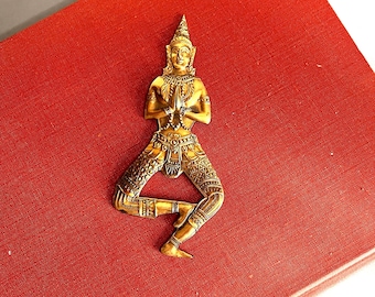 Vintage brass Thai dancer bottle opener