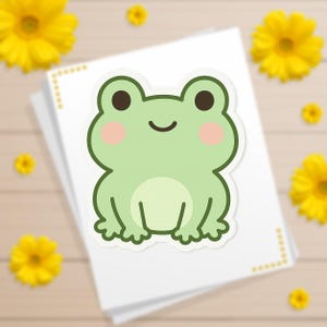Cute Frog Refrigerator Magnet