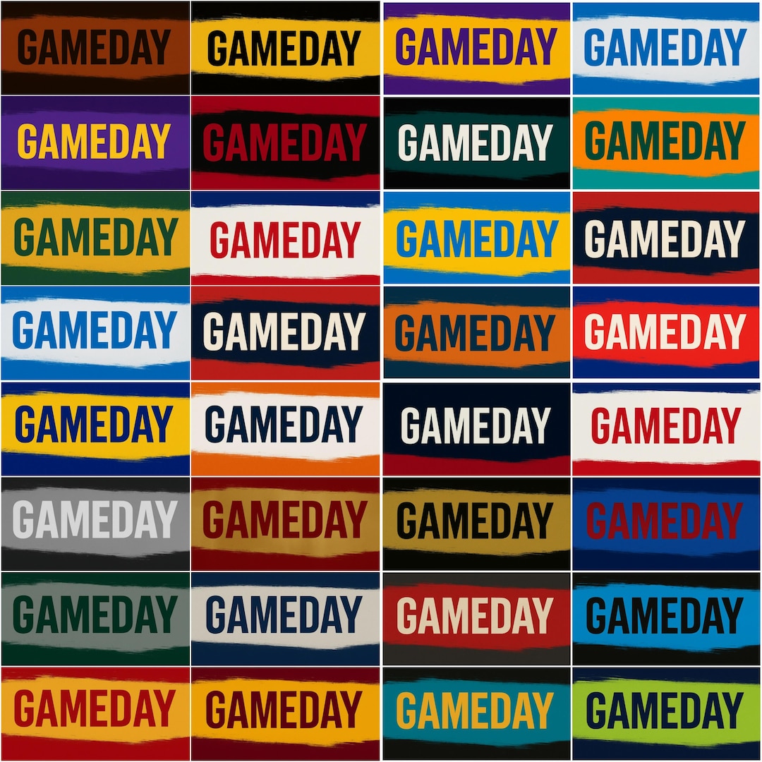 Matchless Banner 2x4ft Gameday Banners With Team Colors - Etsy