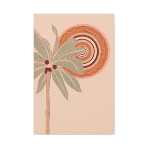 Tropical Art Print, Wall Decor, Palm Tree Artwork, Boho Home Decor, Nature Theme, Gift for Nature Lovers