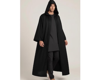 Adult Hooded Cloak Cape | Unisex Cosplay Robe | Gothic & Fantasy Events Cape