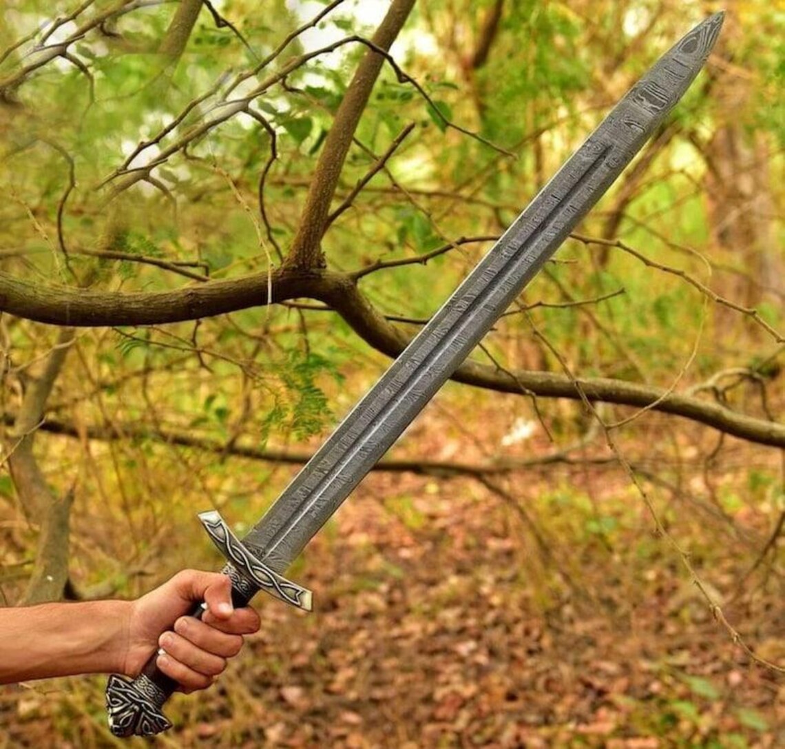 Handmade King Ragnar Lothbrok Viking Sword Handcrafted Authentic