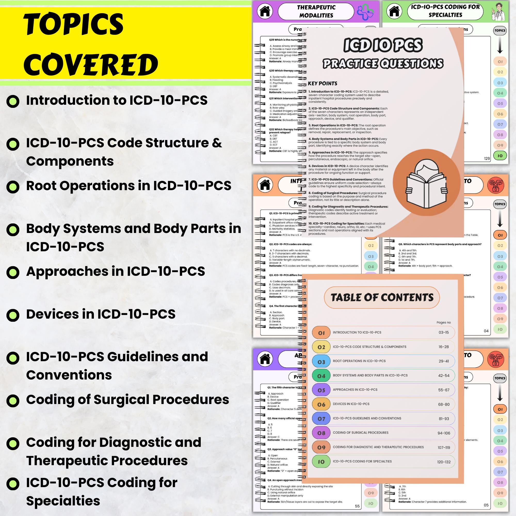2026 ICD-10-PCS Practice Test: 520+ Exam Questions - 132+ Pages ...