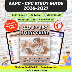 AAPC CPC Exam Study Guide 2026-2027 | Medical Coding Certification Prep