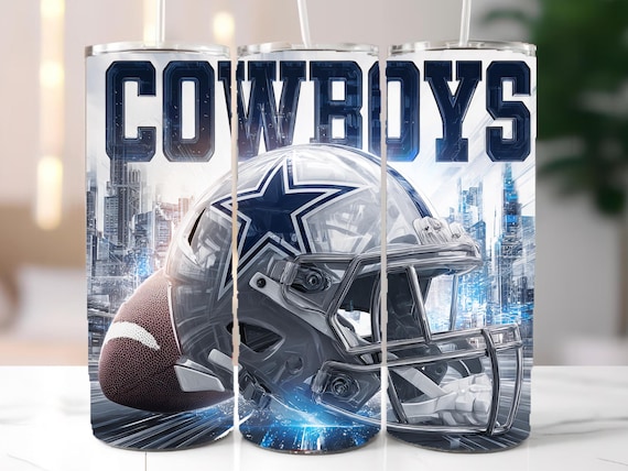 20oz Cowboys Tumbler Wrap, Sport 20oz Tumbler Png, 20oz Skinny Tumbler Wrap PNG, Mascot Sublimation Tumbler PNG Digital Download