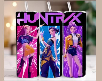 Kpop Demon Tumbler Wrap PNG, 20oz Sublimation Design (Digital Download)