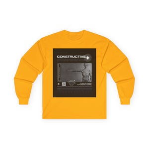 Minimalist Long Sleeve Tee, Stylish Unisex Cotton Shirt, Basic Men&#39;s Women&#39;s Top, Casual Fashion Apparel, Simple Graphic Tee