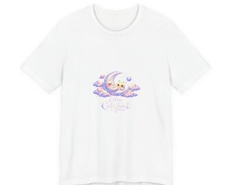 T-shirt grafica Extra Celestial Pastel Moon