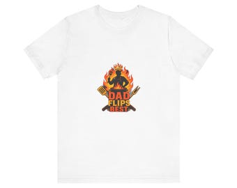 Maglietta con grafica "Papà fa il miglior barbecue", maglietta per papà appassionato di grigliate, regalo per la festa del papà