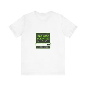 Tech Dad Grafik T-Shirt, Dad Mode Patch Notizen, Lustiges Entwickler Geschenk - T-Shirt