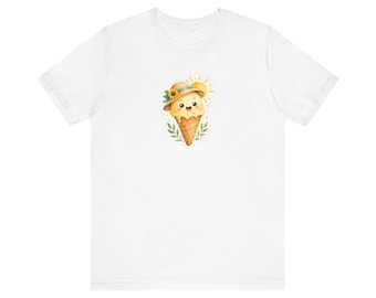 Maglietta con grafica "Sollizio Gelato" / Maglietta "Dessert Celeste"