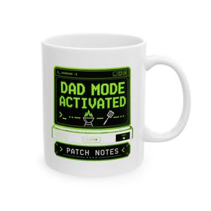 Tech Dad Patch Notes Mug | Funny Developer Coffee Cup, Dad Gift